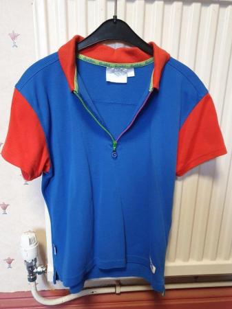 Image 1 of Girl Guide  polo Shirt Blue and Red