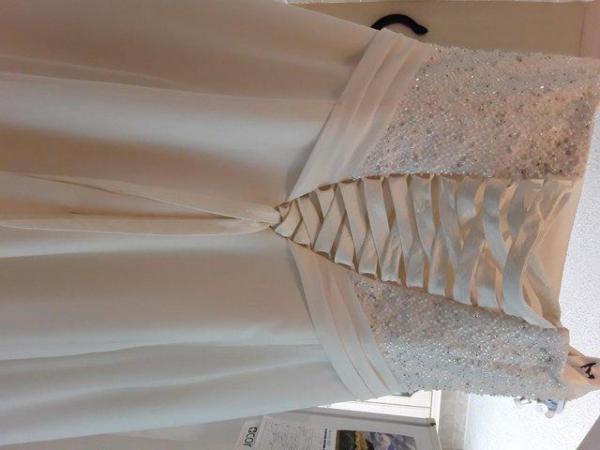 Image 3 of Ivory Wedding Dress by Ellis size 16