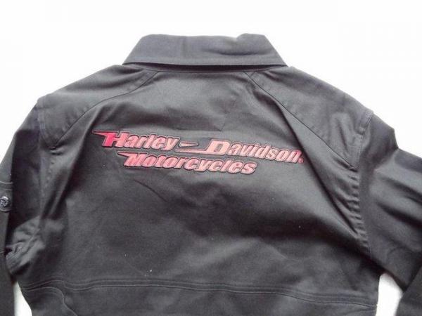 Image 4 of Harley Davidson Ladies Medium black shirt