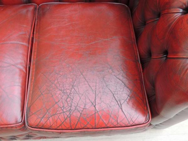 Image 30 of Vintage Chesterfield 3 piece Suite (UK Delivery)