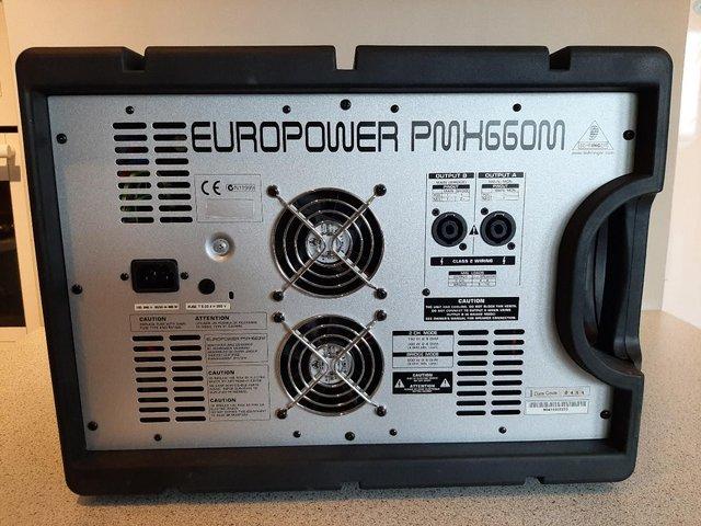 Preview of the first image of BEHRINGER EUROPOWER PMH 600M POWER AMPLIFIER/MIXER.