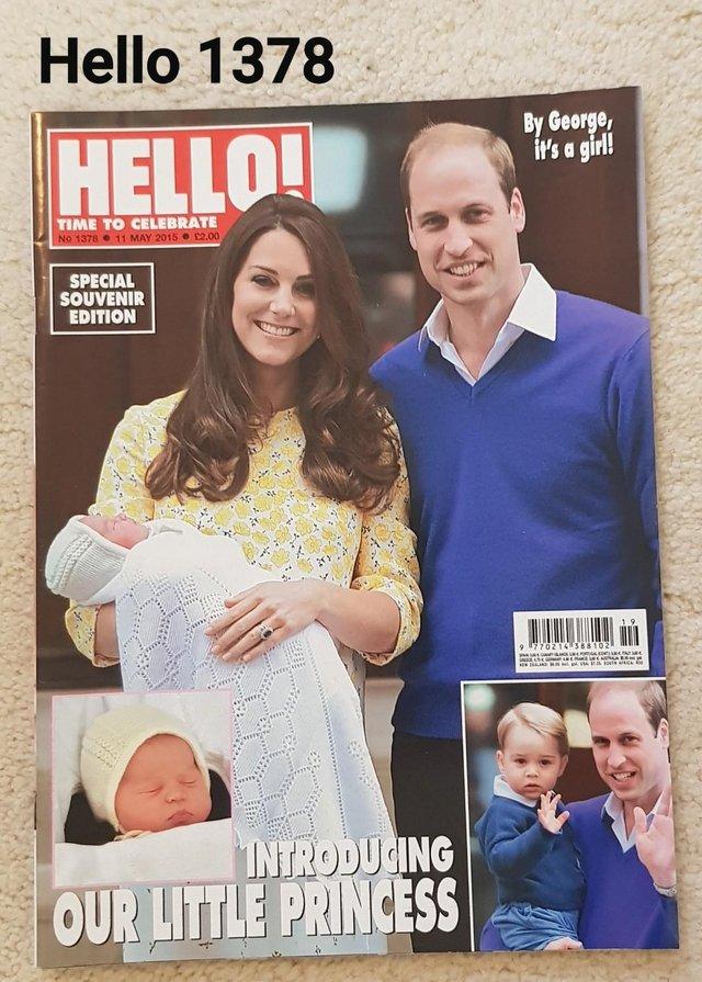 Preview of the first image of Hello Magazine 1378 - Charlotte -Introducing little Princess.