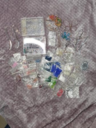Image 3 of Various Beads and Silver Jewellery Findings