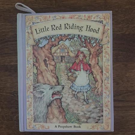 Image 1 of Vintage 1975 'Little Red Riding Hood' Peepshow Book. H/back.