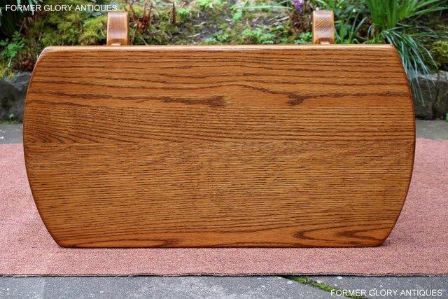 Image 89 of AN OLD CHARM VINTAGE OAK MAGAZINE RACK COFFEE LAMP TABLE