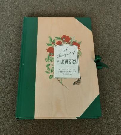 Image 1 of Pretty Vintage Victorian Photo Album - A Bouquet of Flowers
