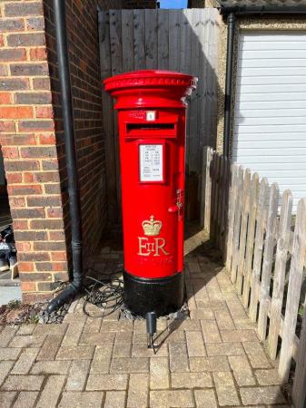 Image 3 of Genuine retired 1964 red pillar post box