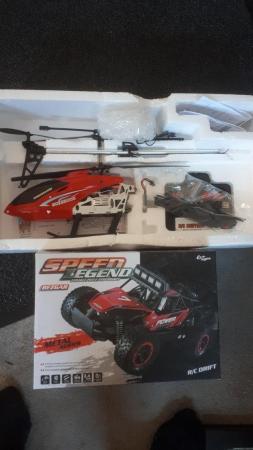 Image 2 of Remote control helicopter and jeep for sale