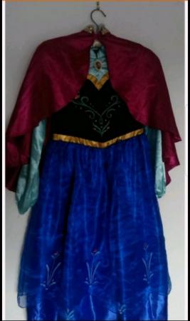 Image 3 of Anna dress Frozen costume 9-10years like NEW