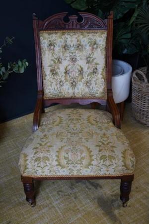 Image 5 of Late Victorian Edwardian Arts & Crafts Parlour Chair
