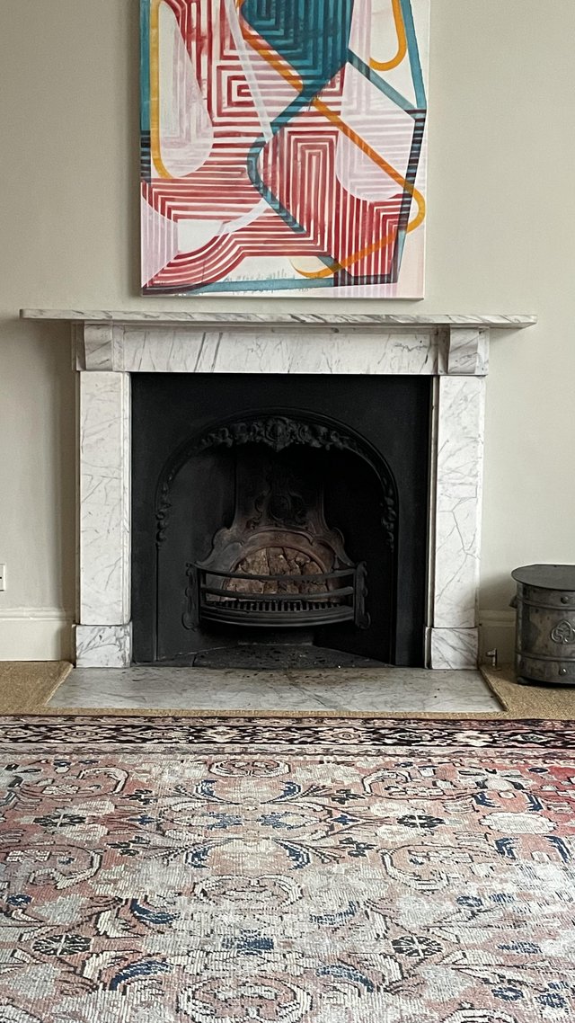 Preview of the first image of Original Regency cast-iron fireplace.