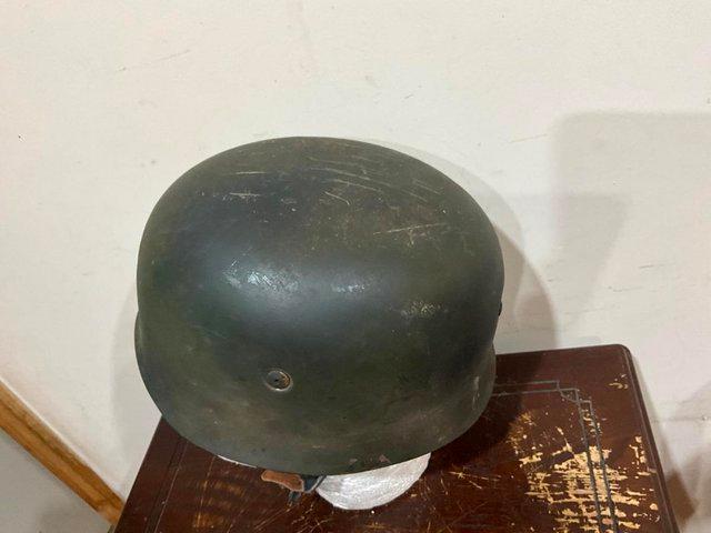 Preview of the first image of German paratroopers helmet comes complete.