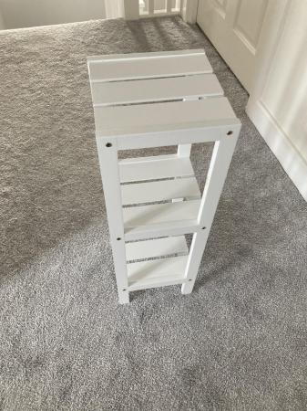 Image 2 of Small bedside table white
