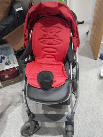 Image 3 of Oyster baby buggy, car seat and buggy bed. Full set.