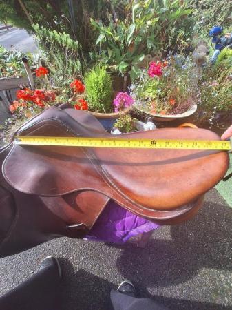 Image 3 of 17 inch pessoa saddle for sale