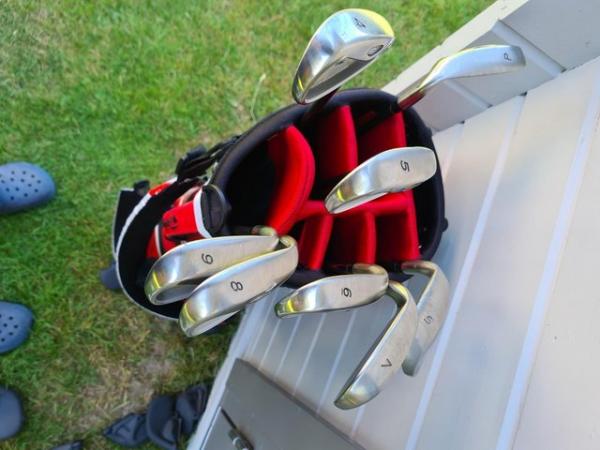 Image 1 of TaylorMade Roc OS irons 4-SW with graphite shafts