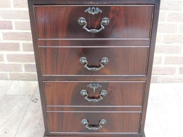 Image 6 of Antique Style Filing Cabinet with Key (Delivery)
