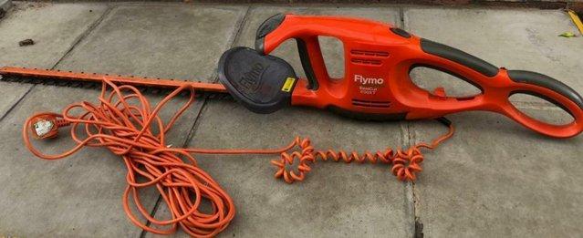 Preview of the first image of Flymo electric corded hedge cutter.