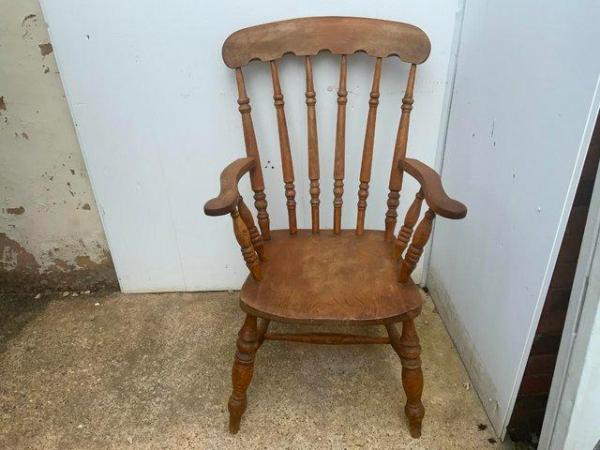 Image 1 of Armchair High back Grandfather chair