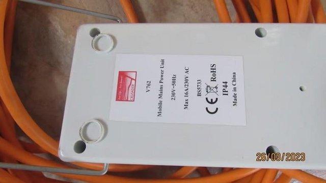 Image 2 of Crusader Mobile mains unit and trip switch
