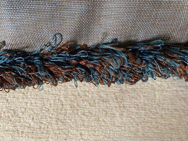 Image 3 of Brown weave Feather filled Cushions