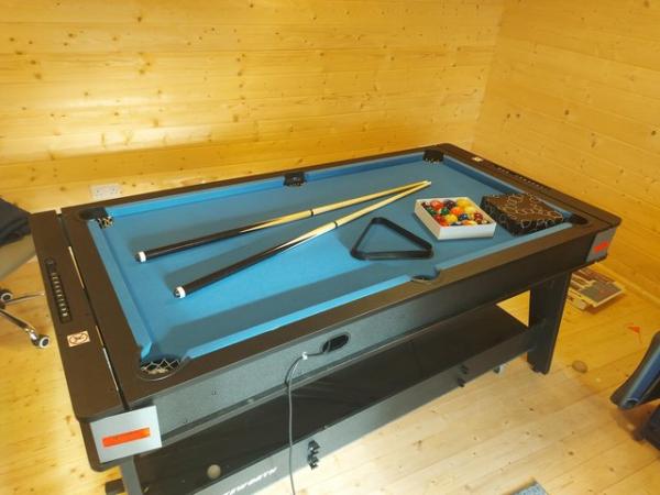 Image 2 of Multi games table Inc pool, air hockey and table tennis