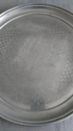 Image 2 of VINTAGE SWAN BRAND SILVER COLOURED METAL TRAY