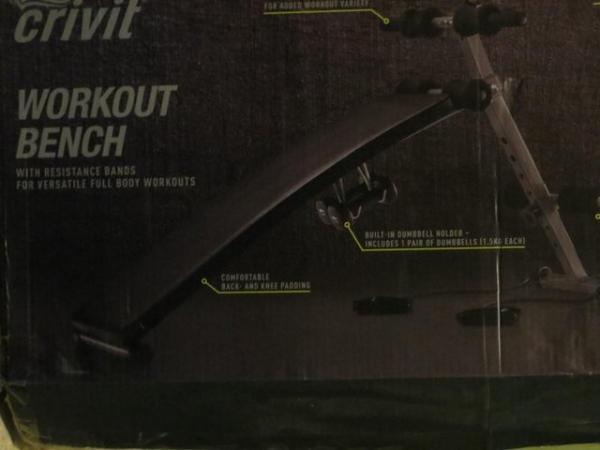 Image 1 of Delta-Sport Crivit Workout Bench