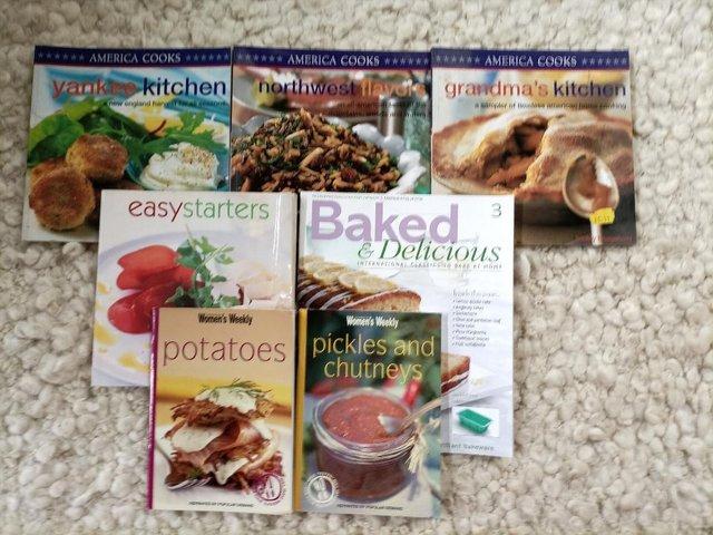 Preview of the first image of Job Lot/Wholesale/Bundle 7 Cooking/Recipe Books/Booklets.