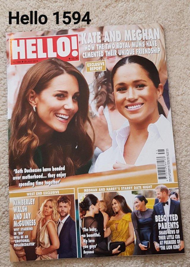Preview of the first image of Hello Magazine 1594 - Kate & Meghan - Royal Mums.