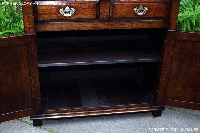 Image 51 of A TITCHMARSH AND GOODWIN OAK WINE CUPBOARD DRINKS CABINET