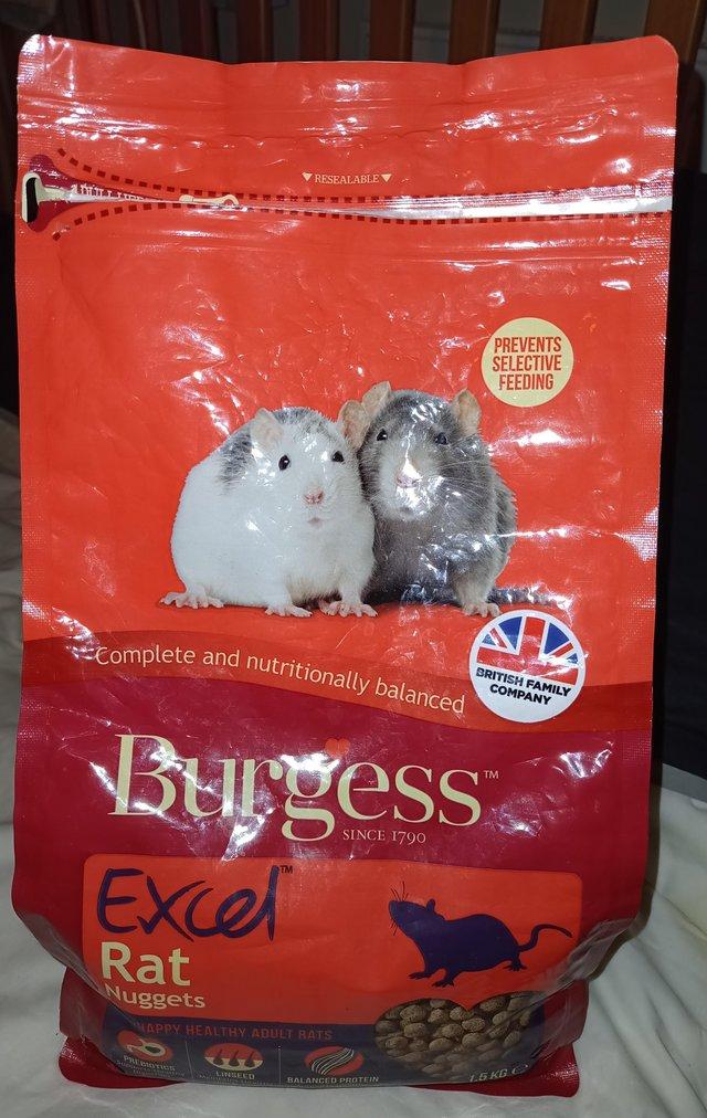 Preview of the first image of Rat nuggets (Burgess Excel, half of a 1.5 kg bag).