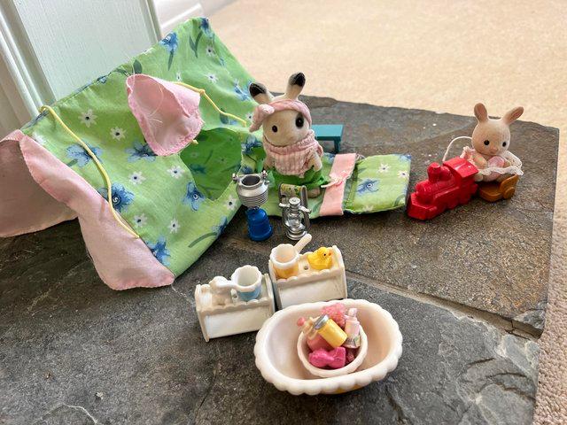 Preview of the first image of Three sets Sylvanian families.