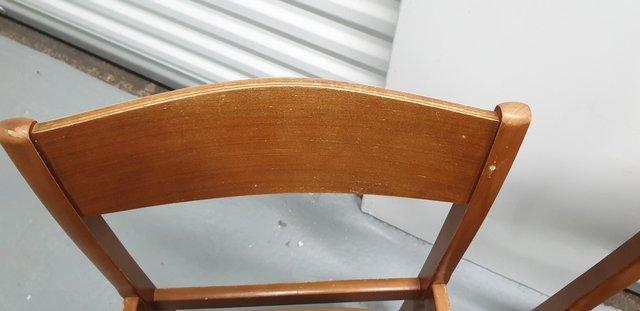 Image 7 of Retro Mid Century Danish style dining chairs x 4