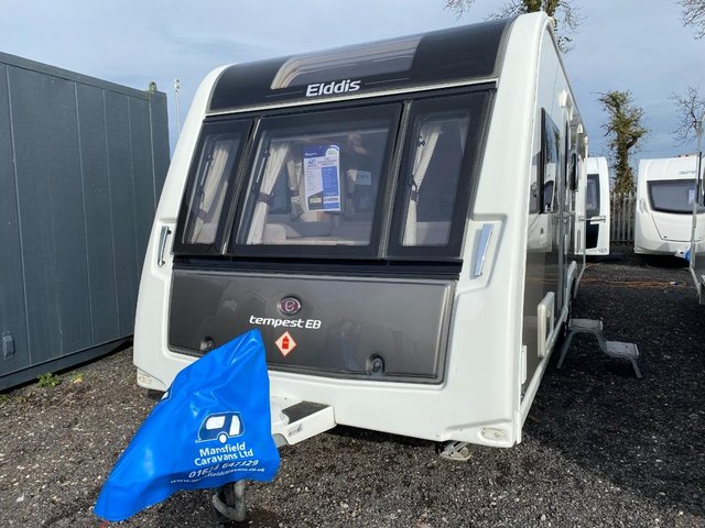 Preview of the first image of Elddis Tempest EB 2016 6 berth caravan *fixed bunks*.