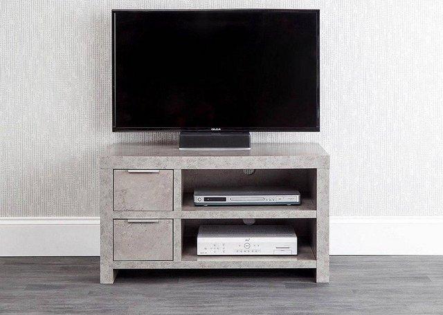 Preview of the first image of BLOC 2 DRAWER TV UNIT BRAND NEW.