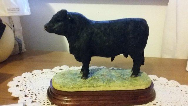 Image 2 of Border fine art limited edition Welsh Black Bull cattle