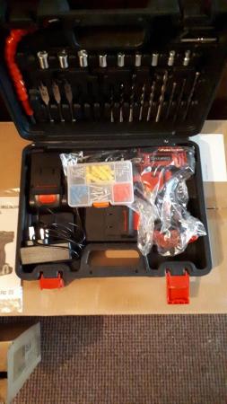 Image 1 of Cordless drill  and accessories