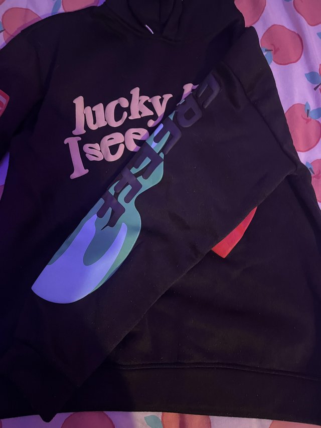 Preview of the first image of Graphic medium comfy hoodie.