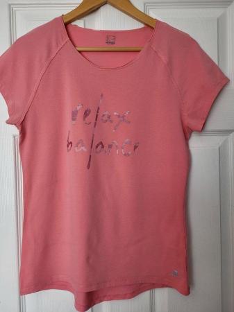 Image 1 of T shirt- pink - soft stretchy cotton