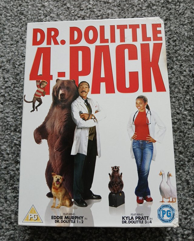 Preview of the first image of 4 Dr Dolittle DVDs.......