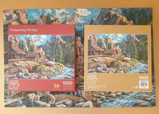 Image 2 of 1000 piece jigsaw called PROSPECTING OLD DIGS  by CORNER PIE