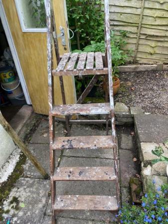 Image 3 of Step ladders vintage DIY or interior designer
