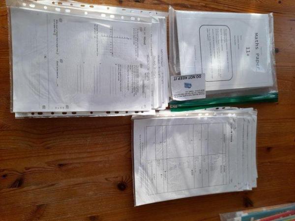 Image 3 of 12 X 11+Books 7-12 yrs, Loads -Work Sheets & Test Sheets