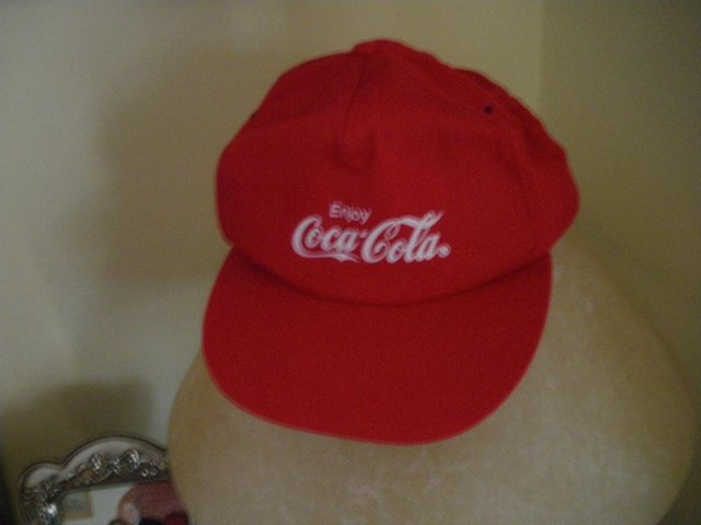 Preview of the first image of Coca-Cola Red Baseball Cap Hat.