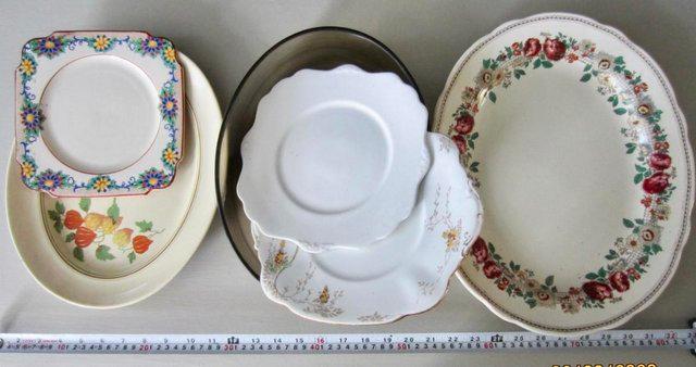 Image 1 of Assorted Plates for Sandwiches+ 2 Turkey Plates.