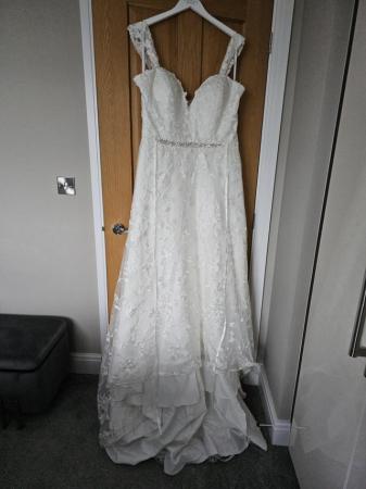 Image 2 of Lace Wedfing Dress with Train