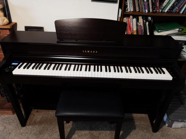Image 2 of Yamaha CLP 735 digital piano for sale. Immaculate condition.
