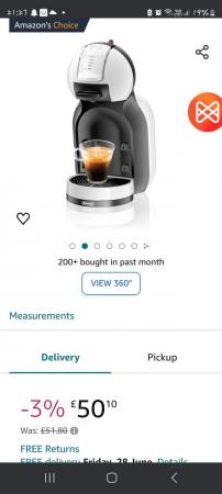 Image 1 of Dolce Gusto coffee machine