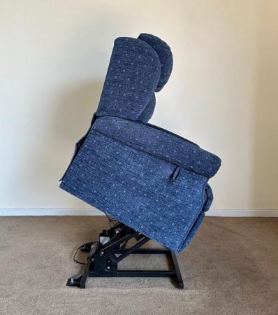 Image 16 of PRIMACARE ELECTRIC RISER RECLINER BLUE CHAIR ~ CAN DELIVER